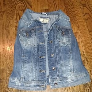 A denim jean jacket